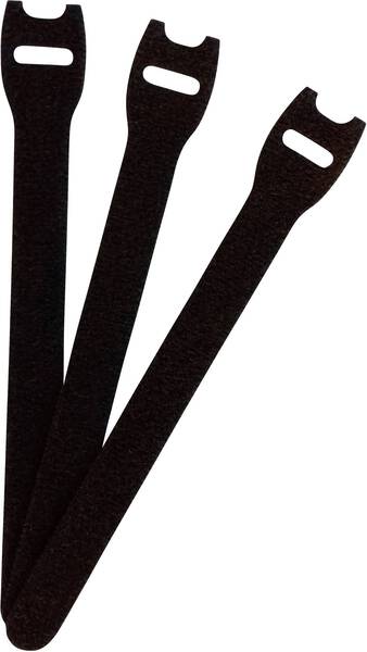 FASTECH® E1-1-330-B100 Klettkabelbinder zum Bündeln Haft- und Flauschteil (L x B) 150 mm x 13 mm Schwarz 1 St.