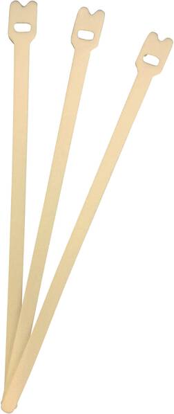 FASTECH® ETK-7-200-0000 Klettkabelbinder zum Bündeln Haft- und Flauschteil (L x B) 200 mm x 7 mm Weiß 1 St.