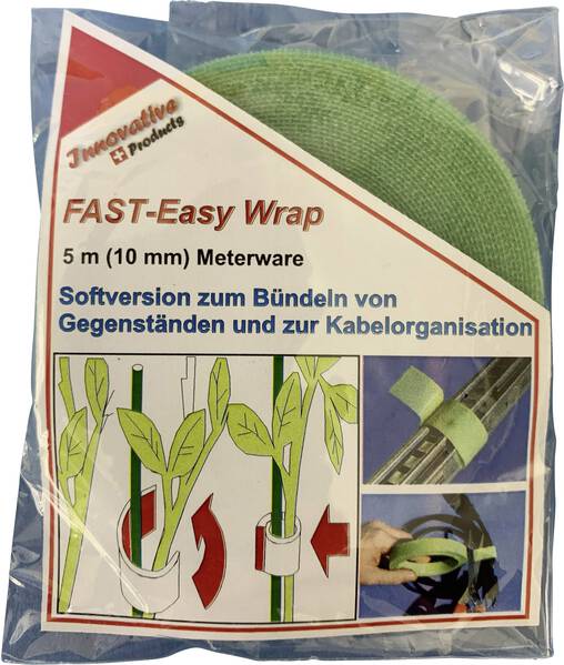FASTECH® 701-322-Bag Klettband für Pflanzen und Garten Haft- und Flauschteil (L x B) 5000 mm x 10 mm Grün 5 m