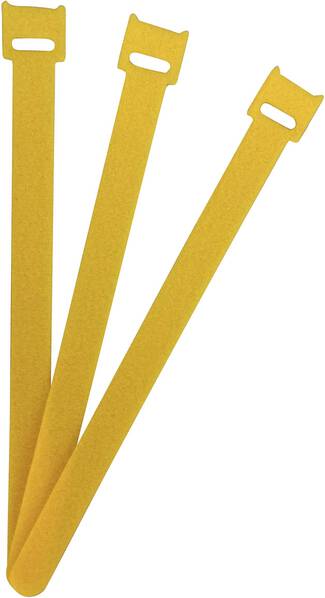 FASTECH® ETK-3-200-0208 Klettkabelbinder zum Bündeln Haft- und Flauschteil (L x B) 200 mm x 13 mm Gelb 1 St.