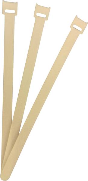 FASTECH® ETK-3-250-0000 Klettkabelbinder zum Bündeln Haft- und Flauschteil (L x B) 250 mm x 13 mm Weiß 1 St.