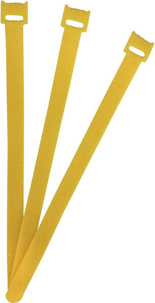 FASTECH® ETK-3-250-0208 Klettkabelbinder zum Bündeln Haft- und Flauschteil (L x B) 250 mm x 13 mm Gelb 1 St.