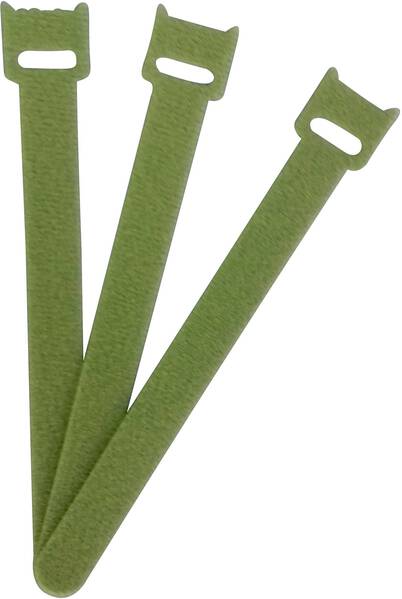 FASTECH® ETK-3-150-0332 Klettkabelbinder zum Bündeln Haft- und Flauschteil (L x B) 150 mm x 13 mm Grün 1 St.