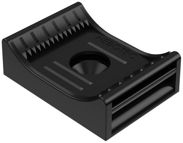 Hebotec KBS 10 - 60 Klettbandsockel zum Anschrauben Schwarz 1 St.