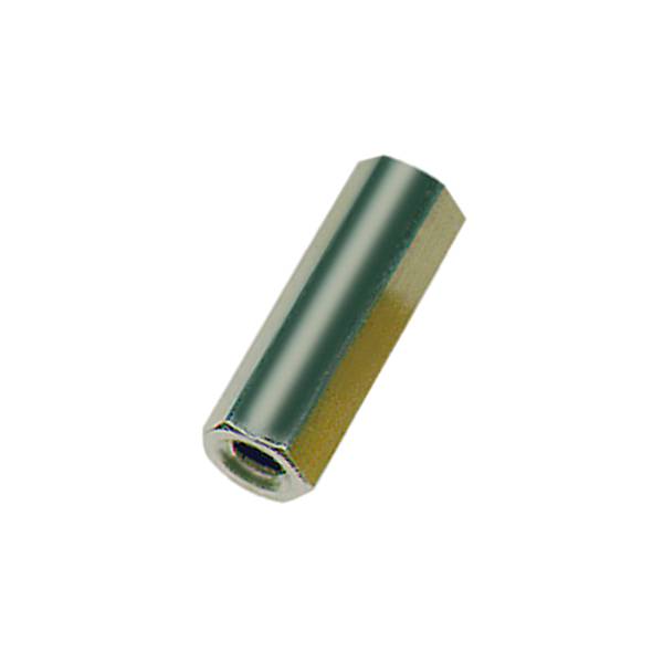 Vogt Verbindungstechnik m30025.00.65 M 3x25x5x10 Ms ni Abstandsbolzen (L) 25 mm M3 Messing vernickelt 250 St.