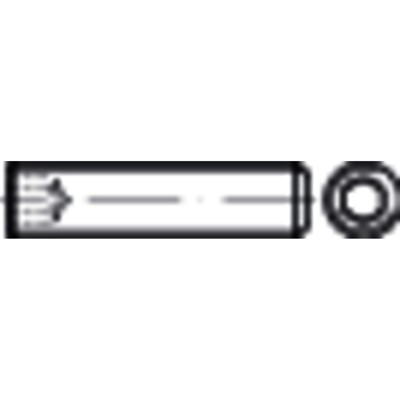 NOBRAND - Gewindestift mit ISK und Kegelkuppe ISO 4026 Stahl 45 H blank M1,6x0,35x2mm