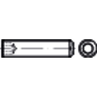 NOBRAND - Gewindestift mit ISK und Ringschneide ISO 4029 Edelstahl A4 blank M16x2x30mm