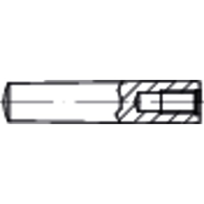 NOBRAND - Kegelstift mit Innengewinde ISO 8736 Form A Stahl 9S20K blank ø6 x 16mm