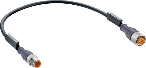 Belden 11822-1 Sensor-/Aktor-Steckverbinder, konfektioniert M12 Stecker, gerade, Buchse, gerade 0.60 m Polzahl Sensoren: