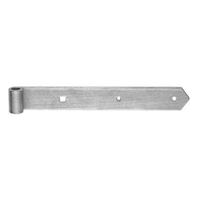 Pollmann - Tor-Ladenband,Ende spitz, für Dorn13mm,300mm,Eisen, galvanisch hell verzinkt