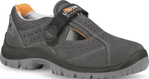 U-POWER Sicherheitssandale MAGIC Gr.40 grau Leder S1P SRC EN20345 U.POWER
