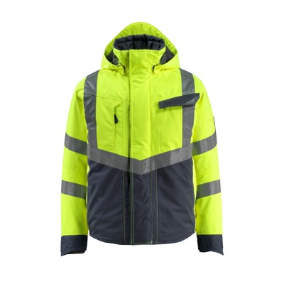 MASCOT® - Pilotjacke Hastings 15535-231-17010, hi-vis gelb/schwarzblau, Größe 4XL