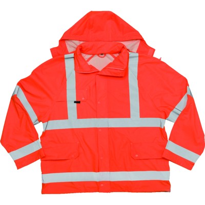 MASCOT® - Warnschutz-Regenjacke Feldbach 50101-814, warnorange, Größe XS