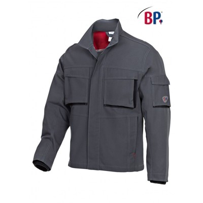 BP® - Arbeitsjacke 1795 720 dunkelgrau/schwarz, Größe 52/54l