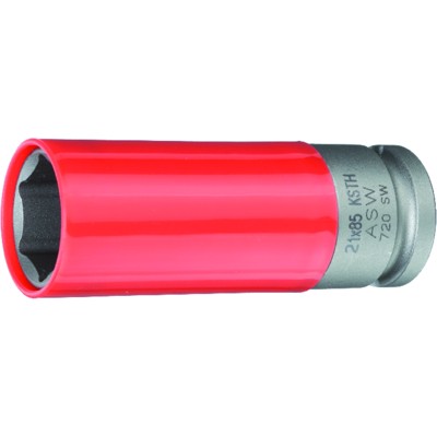 ASW - Kraft-Steckschlüssel-Einsatz 1/2" 21 x 85mm für LM-Felge
