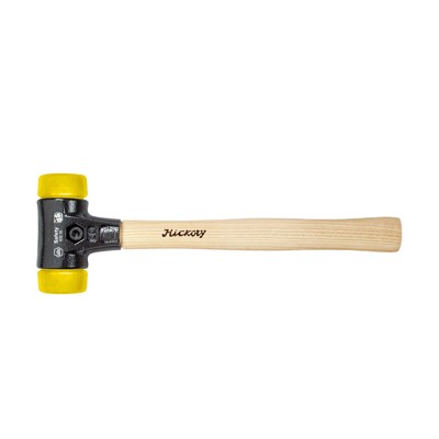 Wiha® - Schonhammer 832-55 PUR/PUR mittelhart/mittelhart Hickory 50mm ø360mm
