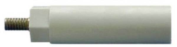 4S10 Isolierdistanzbolzen (L) 10 mm M4 x 7 mm Polyester, Stahl verzinkt 1 St.