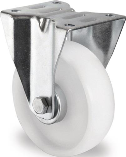 Bockrolle D.125mm Trgf.250kg PA Platte L105xB80mm PROMAT
