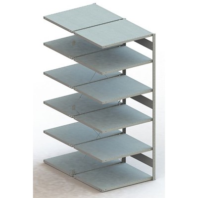 META® - Doppel-Anbauregal CLIP 230 S3 2500 x 1000 x 800 vzk kpl. mit 2 x 6 Böden
