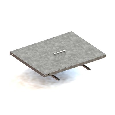 META® - CLIP 330 Zusatzboden 1000 x 800 vzk kpl. mit 4 Fachbodenträger