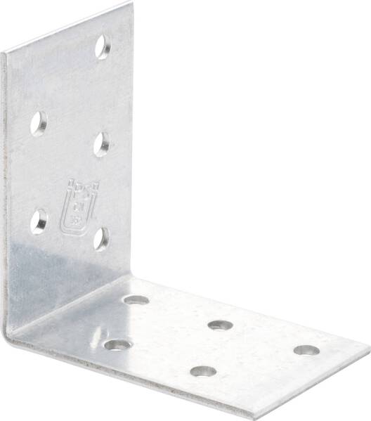 TOOLCRAFT Lochplattenwinkel 60 x 60 x 40 mm 60 mm Stahl 1 St.