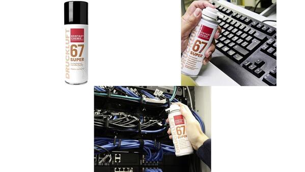 Kontakt Chemie DRUCKLUFT 67 SUPER 33190-DE Druckluftspray nicht brennbar 200 ml