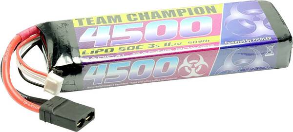 Pichler Modellbau-Akkupack (LiPo) 11.1V 4500 mAh Zellen-Zahl: 3 50 C Softcase Traxxas
