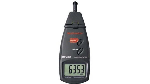 Multimetrix P06236902 Drehzahlmesser mechanisch, optisch 0.5 - 19999 U/min 2.5 - 99999 U/min