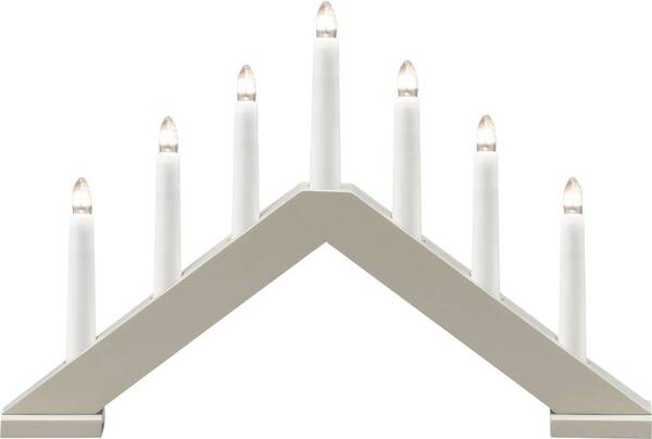 Konstsmide 3985-975 Schwibbogen Pyramide Warmweiß LED Beige (matt)