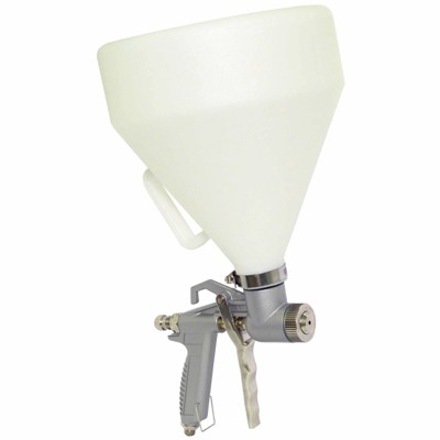 ELMAG - Druckluft-Rau- und Faserputzpistole HOPPER/P mit Düsensatz ø4