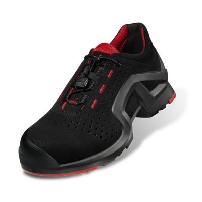 uvex - Sicherheitshalbschuh x-tended support 8519/1, S1P SRC ESD, schwarz, W10, Gr. 45
