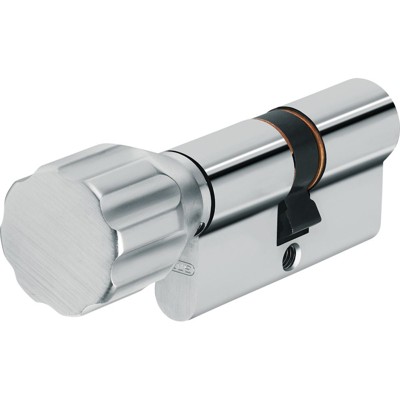 ABUS - Profil-Knaufzylinder,K82,BLZ85/K30,5-stift., gleichschl.,Messing matt vernickelt