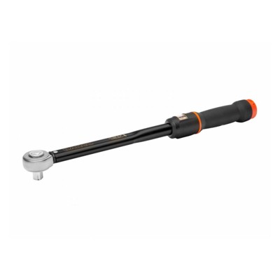 BAHCO® - Mechanischer Klick-Drehmomentschlüssel, einstellbar, mit Fensterskala & festem Durchsteck-Knarrenkopf