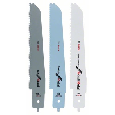 Bosch - Stichsägeblatt-Set für -Multisäge, 3-teilig, für PFZ 500 E (2608656934)
