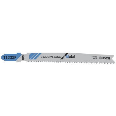 Bosch - Stichsägeblatt T 123 XF Progressor for Metal, 100er-Pack (2608638700)