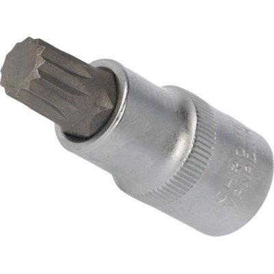 Brilliant Tools - 1/2" Vielzahn-Bit-Stecknuss, 55mm lang, M8