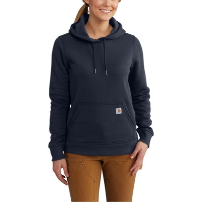 carhartt® - Damen Hoodie Relaxed Fit CLARKSBURG SWEATSHIRT, navy, Größe XL