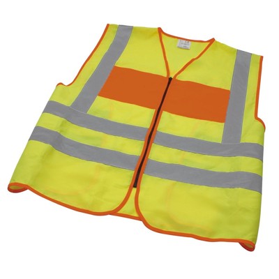 Signalweste, ohne Aufdruck, warngelb/warnorange