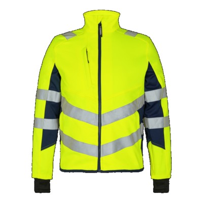 Engel - Safety Arbeitsjacke 1544-314, Gelb/Blue Ink, Größe L