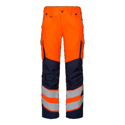 Engel - Safety Light Damenhose 2543-319, Warnorange/Blue ink, Größe 42