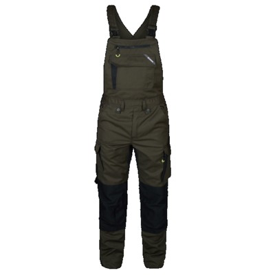 Engel - X-treme Latzhose mit Stretch 3362-740, Forest Green/Schwarz, Größe 52