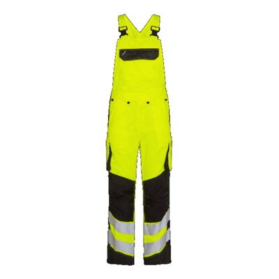 Engel - Safety Light Latzhose 3545-319, Warngelb/Schwarz, Größe 25
