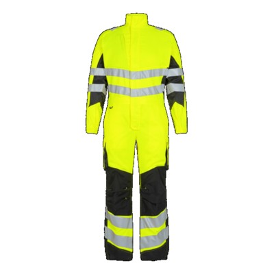 Engel - Safety Light Overall 4545-319, Warngelb/Schwarz, Größe XL