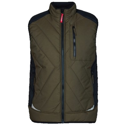 Engel - Galaxy Winterweste 5850-193, Forest Green/Schwarz, Größe 4XL
