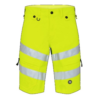 Engel - Safety Shorts 6546-314, Warngelb/Grün, Größe 42