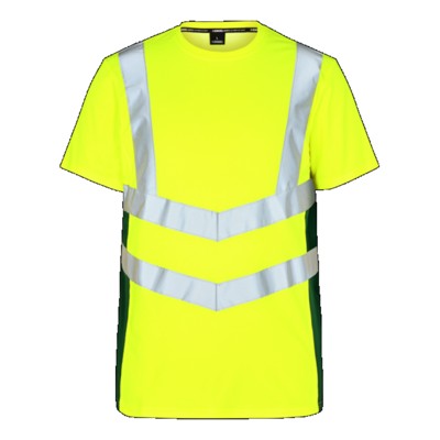 Engel - Safety T-Shirt 9544-182, Warngelb/Grün, Größe 4XL