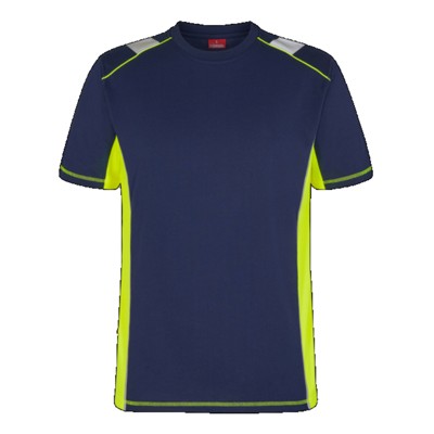 Engel - Cargo T-Shirt 9870-258, Blue Ink/Gelb, Größe XS