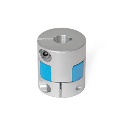 Ganter Norm® - 2240-30-K8-10-AL-BS Elastomer-Klauenkupplungen mit Klemmnabe