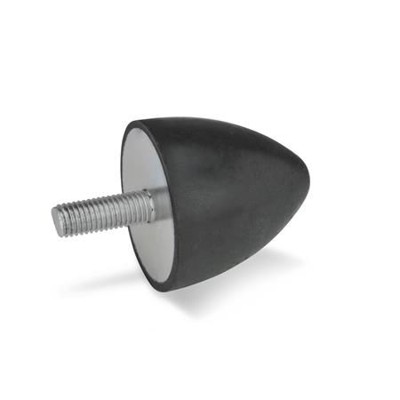 Ganter Norm® - 453-75-89-M12-S-55 Anschlagpuffer, Edelstahl