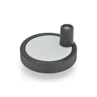 Ganter Norm® - 736-52-K10-D Zustellräder, Aluminium